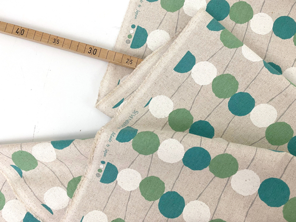 Dots in Honey, Robert Kaufman, Sevenberry Cotton Flax – Bild 2