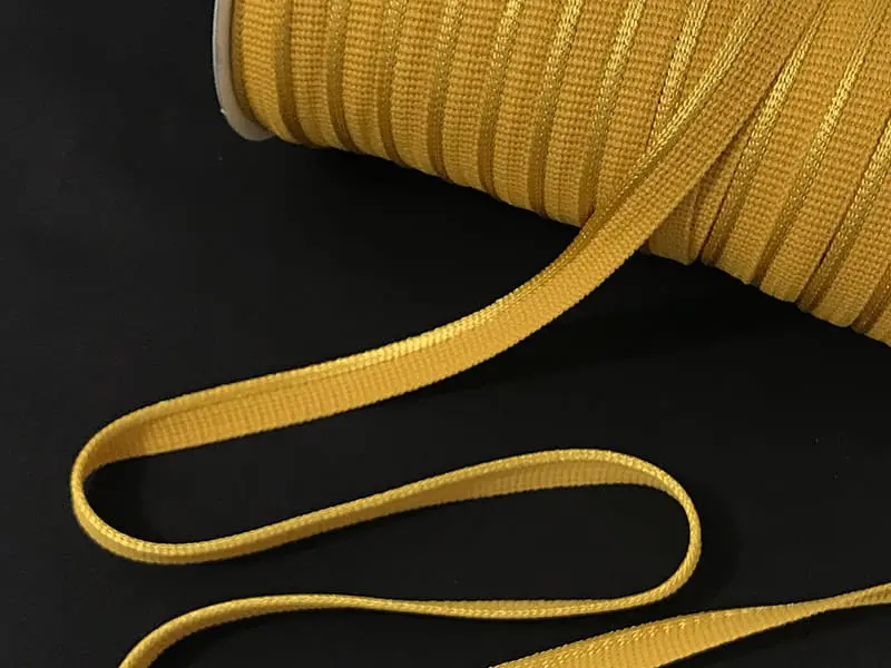 japanische Paspel, knit stretch, Goldgelb