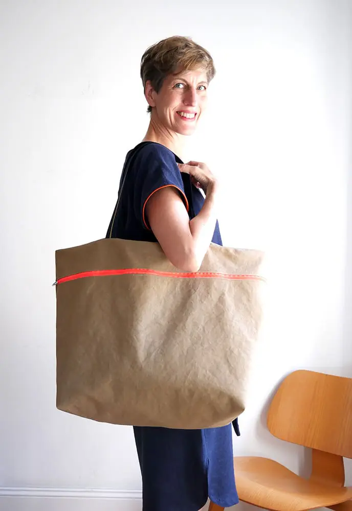 All-In-One Bag Nähpaket, Heavy washed Canvas Sand & Les Petits Azur – Bild 2