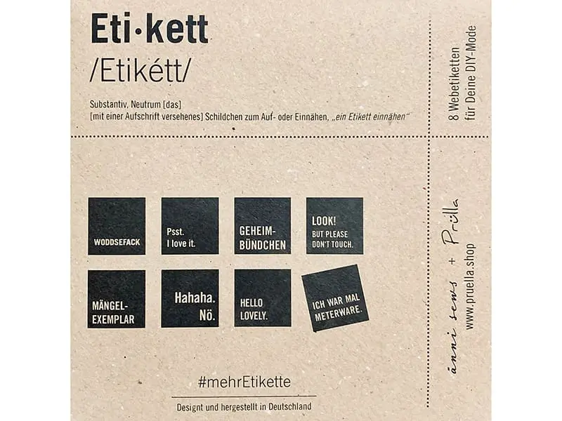 #mehrEtikette 1.Edition, Prülla & Ännisews – Bild 2