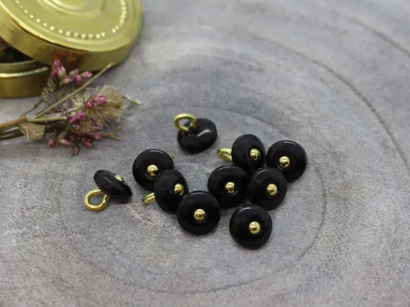 Atelier Brunette Knopf "Jewel Night", 9mm