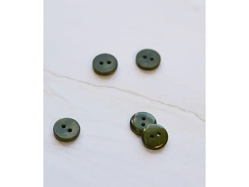 Mind the Maker 2-hole Corozo Button "Khaki", 11mm