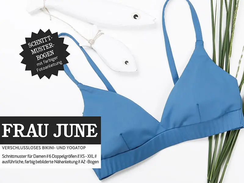 Schnittmuster Frau June, Yoga / Bikinitop, studioschnittreif