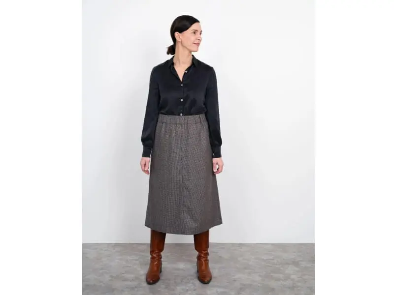 Assembly Line, A-Line Midi Skirt, Gr. XS-3XL