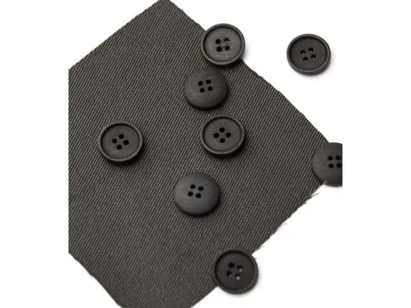 Mind the Maker Blaze Corozo Button "Calm Grey", 15mm