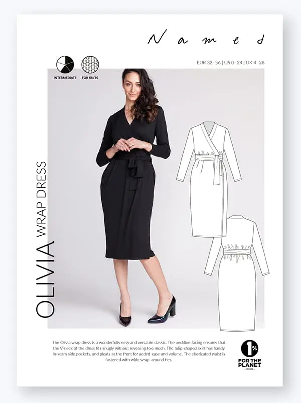 Named OLIVIA Wickelkleid