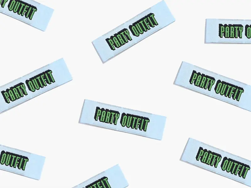 Kylie and the Machine: "Party Outfit" Woven Labels
