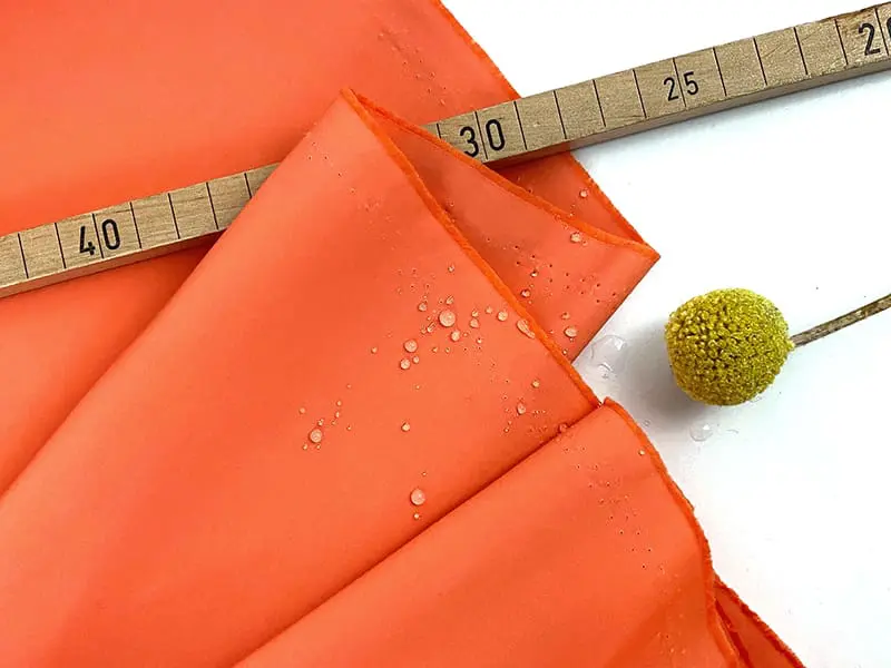 Reststück! 1,75m Trench beschichtet, Apricot/Peach