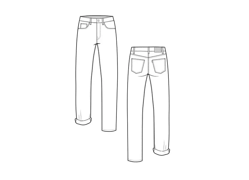 Morgan Boyfriend Jeans, Closet Core Patterns, Papierschnittmuster – Bild 2