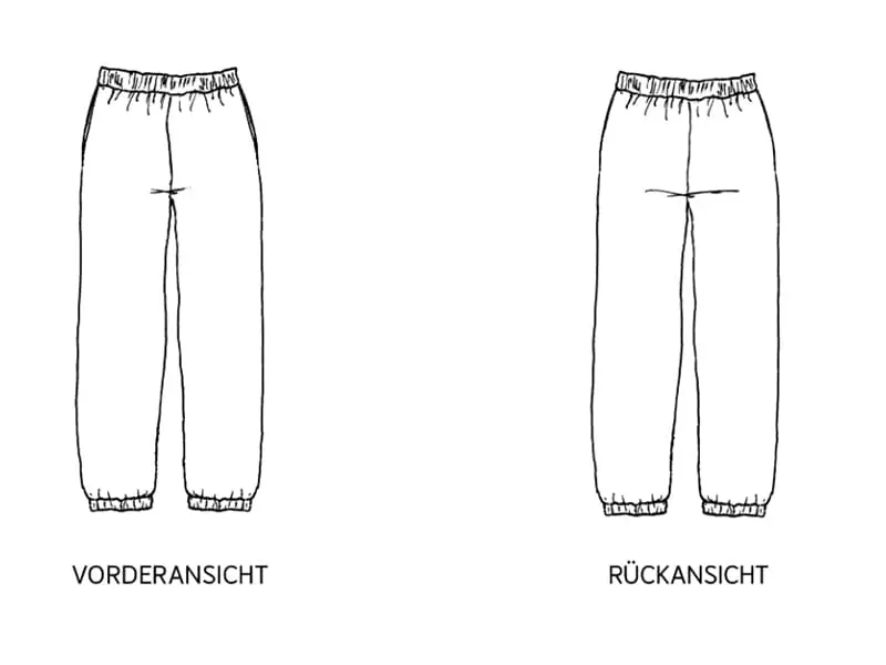 Schnittmuster Frau Jojo • Jogginghose mit Seitennahttaschen, studioschnittreif – Bild 5