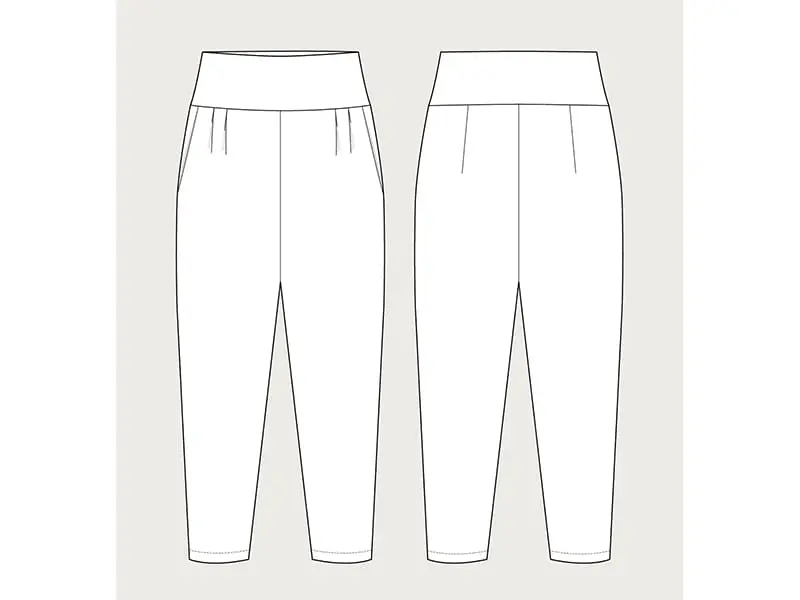 Assembly Line, Pleated Trousers, L-3XL – Bild 2