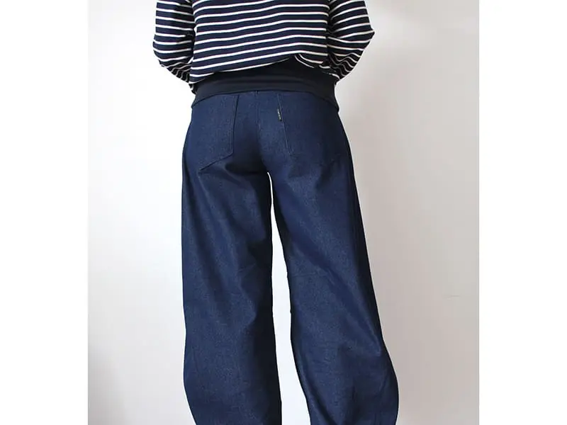 SmartPattern "Barrel Leg Jeans HJ04", Papierschnittmuster – Bild 6