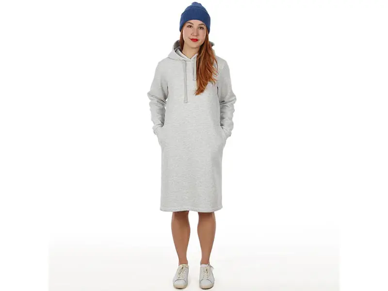 Schnittmuster Frau Sadie, Sweatkleid mit Kapuze, studioschnittreif