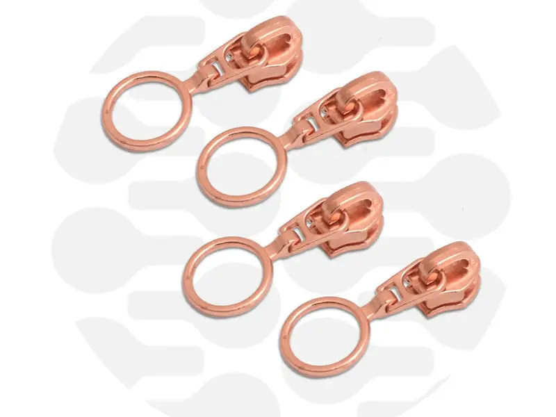 Zipper Zoo Schieber Loop, Rose Gold