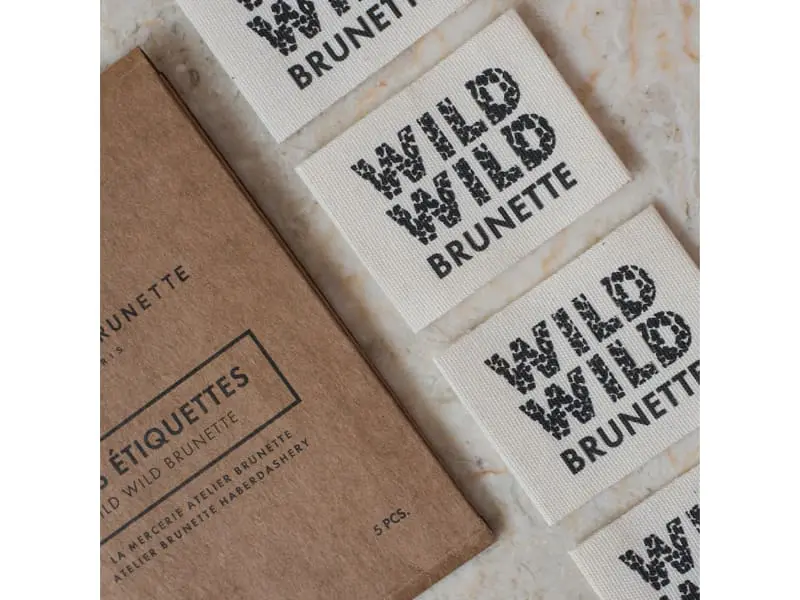 Atelier Brunette Etiketten "Wild Wild Brunette" 5er Set