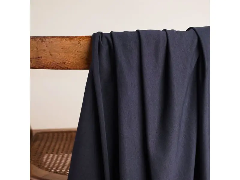 Reststück!!! 0,50m Atelier Brunette, Modal Jersey Deep Charcoal – Bild 2