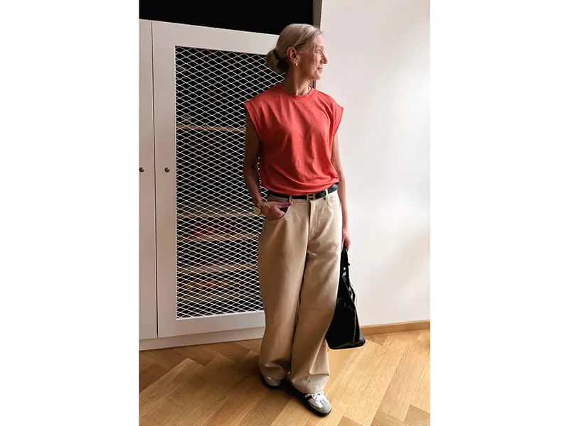Heavy Lyocell Twill, Ecru – Bild 3