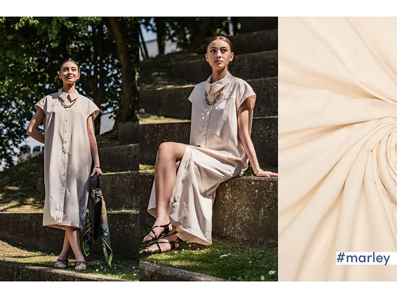 Trench water resistant, Off-White, Fibre Mood