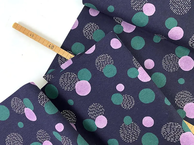 Le Bouquet, Kokka BW Leinen Canvas Navy