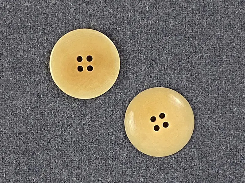 Designer Knopf Steinnuß, Natur, 25mm – Bild 2