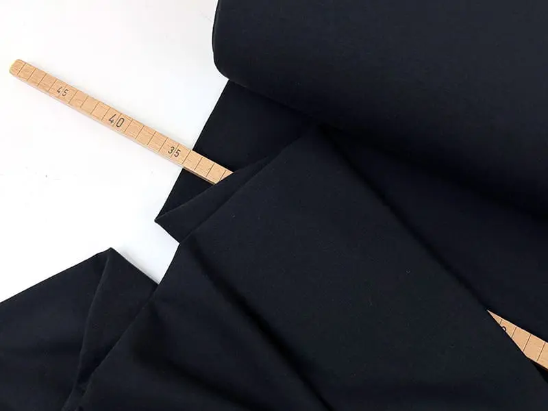 Reststück!!! 0,50m Designerleftover French Terry Baumwolle, Dark Navy