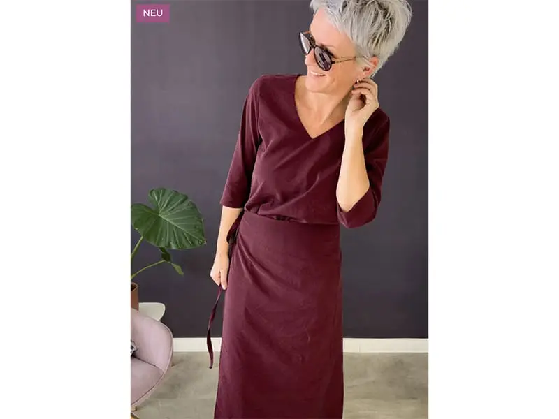 Kleid Kiva, Papierschnittmuster von Prülla + Etikett von #mehrEtikette – Bild 3