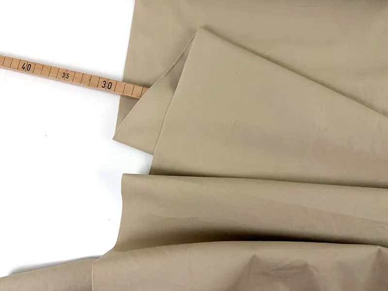 Popeline Papertouch washed Stretch, Sand