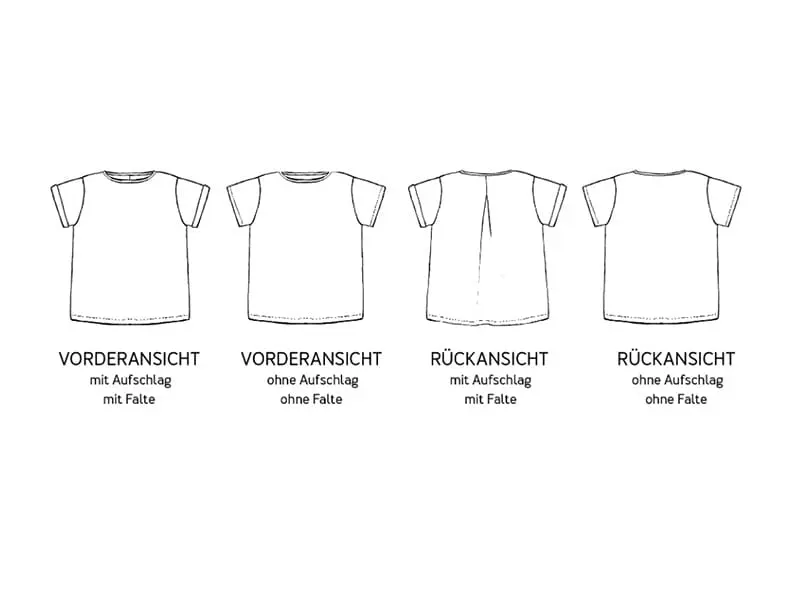 Schnittmuster Shirt Frau Eni, studioschnittreif – Bild 8