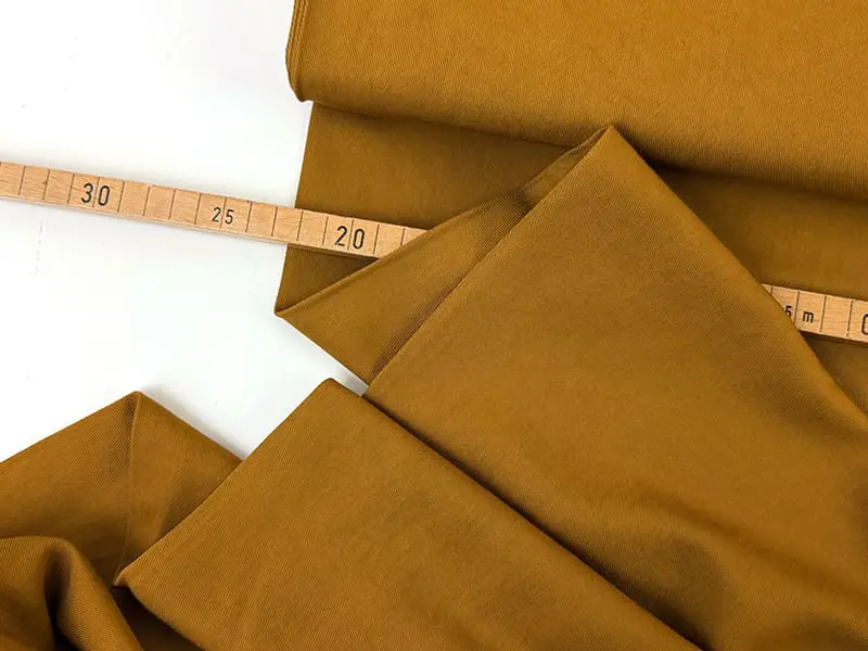 Reststück! 1,00m Woven Viskose Twill, Brown Karamell – Bild 4