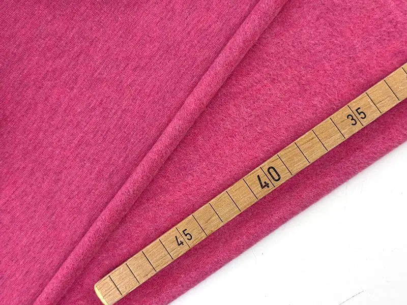 Baumwollsweat Eike melange, Pink / Erika – Bild 2