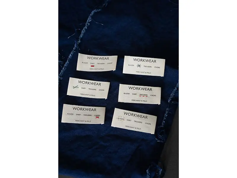 Workwear Set 5 x Webetiketten / Label zum Aufnähen – Bild 2