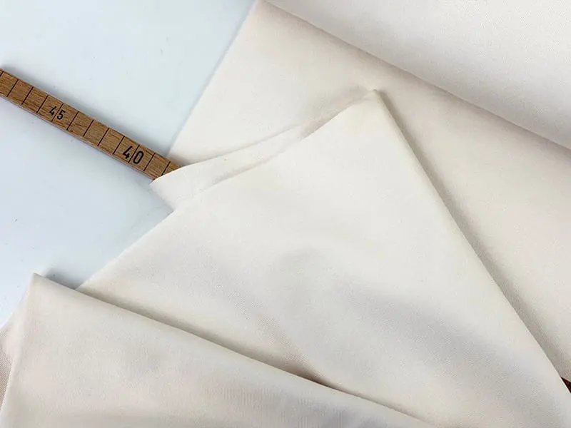 Reststück! 0,60m Baumwolle Interlock Jersey, Smooth Touch, Off-White