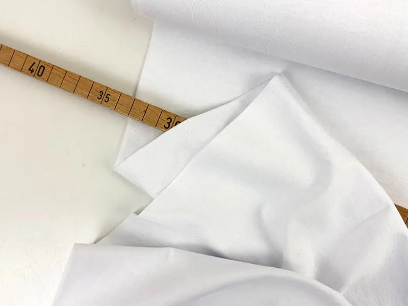 Viskosejersey Premium, Optic White