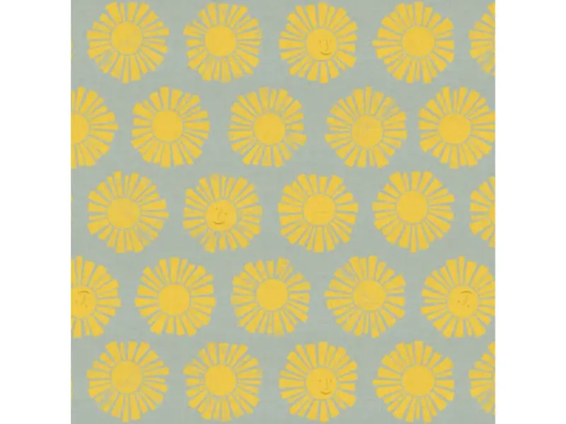 By the Seaside: Sunshine Loes van Oosten, Sky Unbleached, Cotton Steel