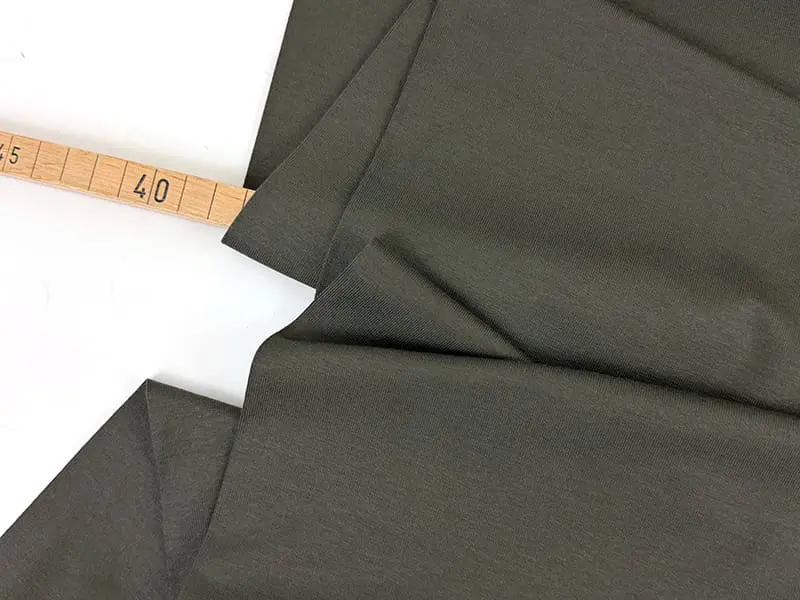 Viskosejersey Premium, Dark Khaki
