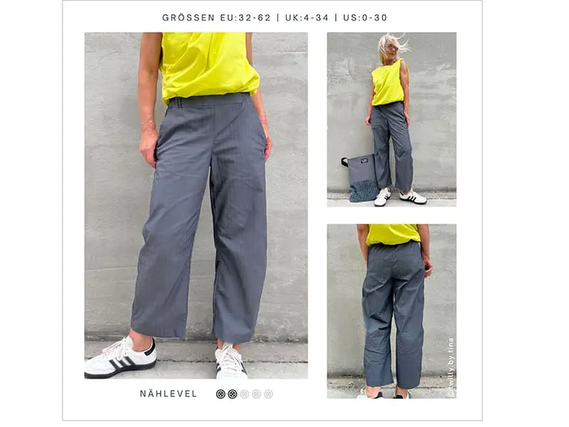 SmartPattern "Easy-Barrel-Leg-Hose HE02" Papierschnittmuster