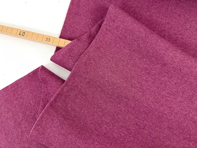 Fibre Mood Rippenbündchen Berry Melange