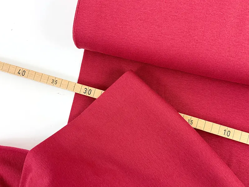 Basic Bündchen Deep Claret Rot, Swafing