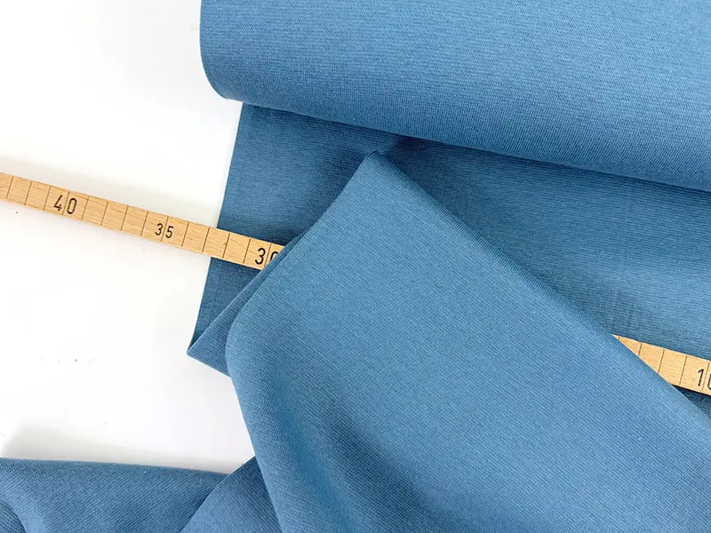 Basic Bündchen Provincal Blue / Jeansblau, Swafing