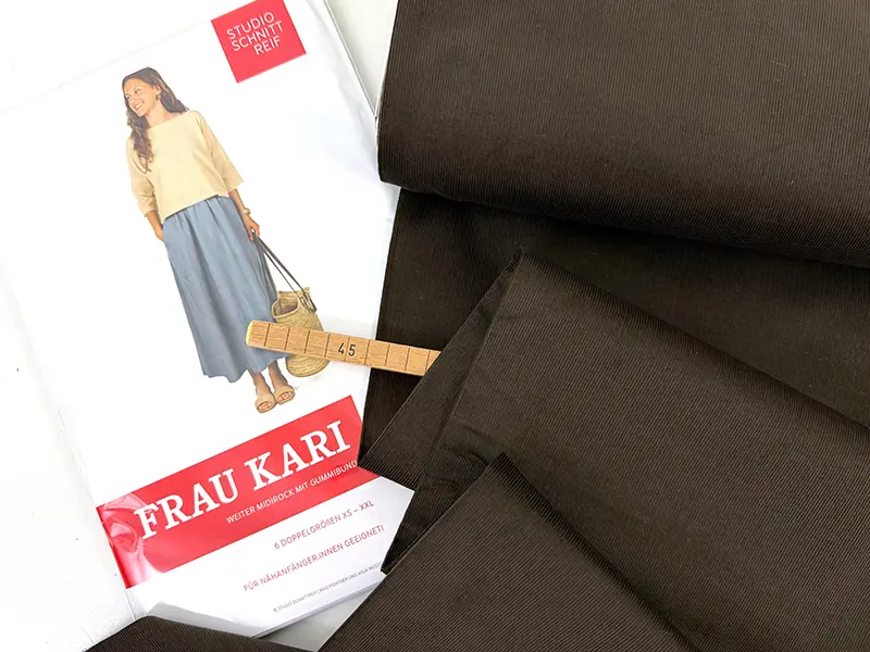 Shop the Look **Frau Kari studioschnittreif**, Feincord BW Chocolate