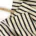 Cotton Jersey Yarn Dyed Streifen, Navy Ecru