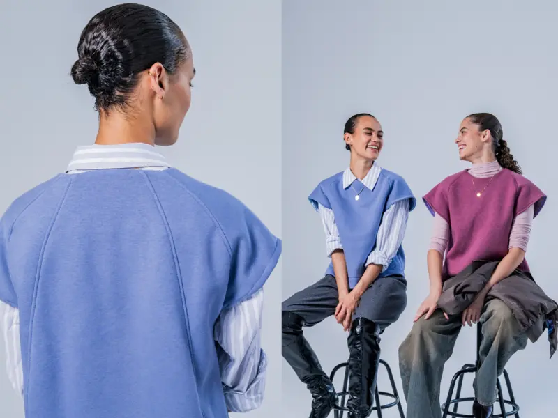 Organic Heavy Jogging Sweat, Lavendel Blau, Fibre Mood