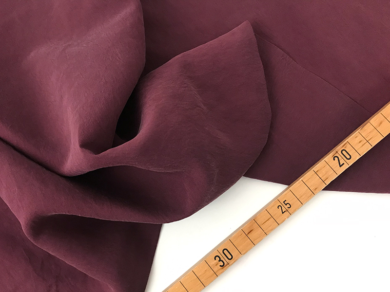 Viskose Stone Washed light, Bordeaux