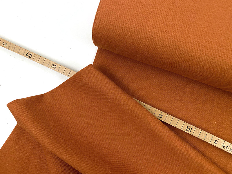 Basic Bündchen Rotbraun