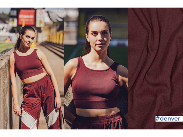 Fibre Mood Rippenbündchen Dark Red