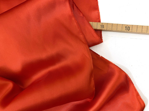 Futterstoff Tomate (Designerleftover), Viskose
