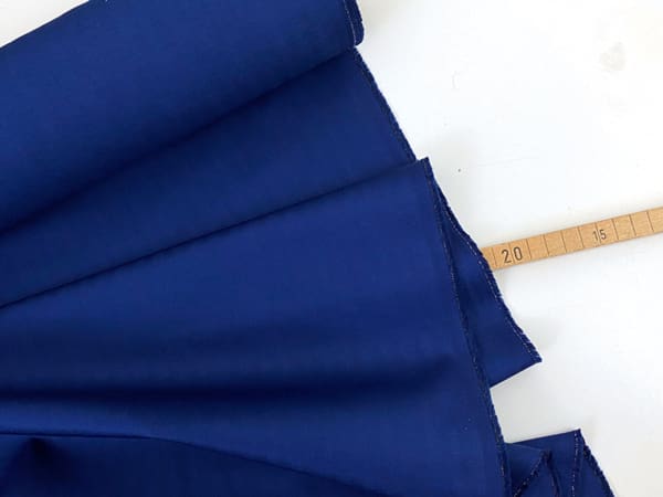 Designerleftover Baumwolle Fischgrat, Navy