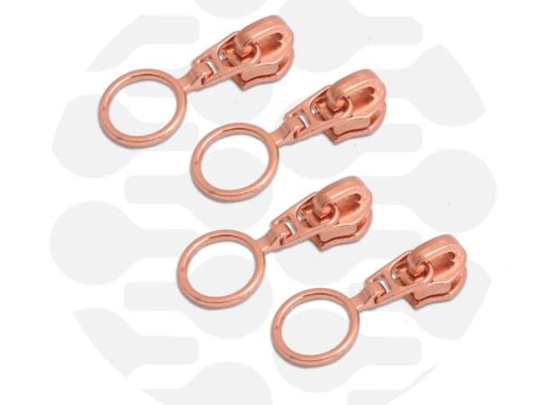 Zipper Zoo Schieber Loop, Rose Gold