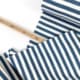 French terry streifen 1000stoff jeansblau d