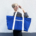 Close & Go Bag Nähpaket, Dry Oilskin Cobalt & Kokka Canvas